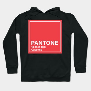 pantone 18-1651 TCX Cayenne Hoodie